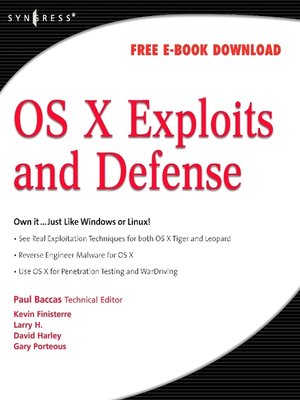 cover image of OS X Exploits and Defense